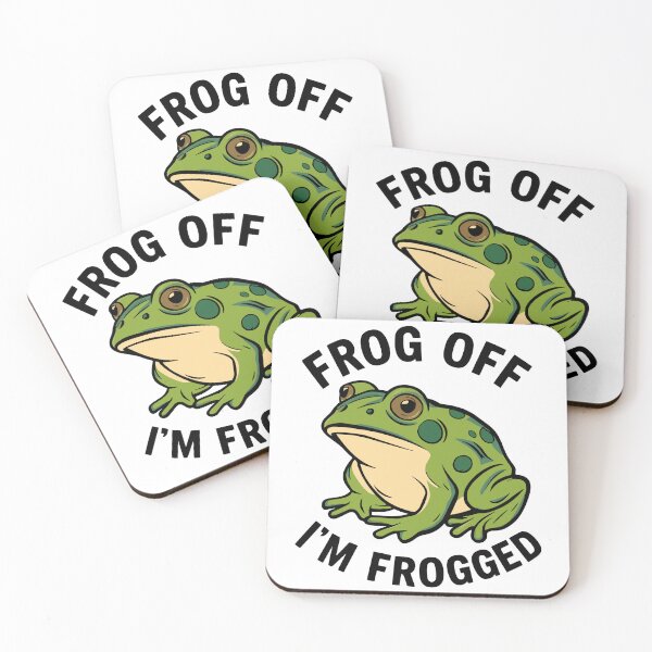 Item preview, Frog off I'm frogged green frog designed and sold by JonathanP514.