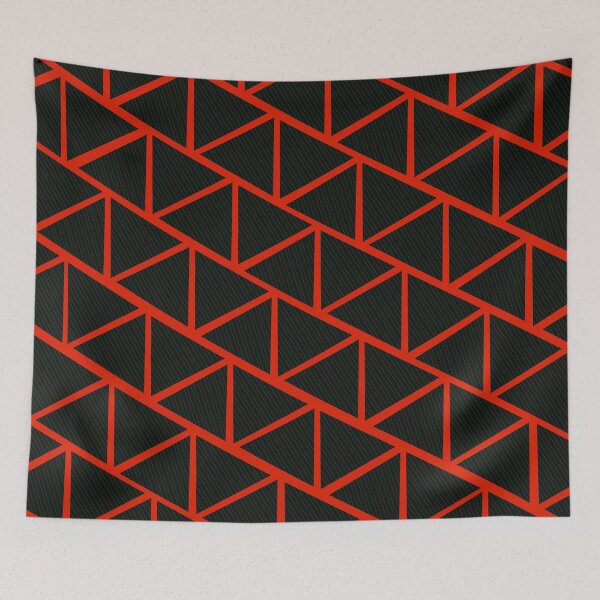 Item preview, red black graphic pattern designed and sold by wonghong.