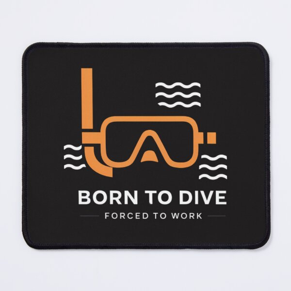 Item preview, Born to Dive. Snorkel Mask. designed and sold by Anniko Art Studio.