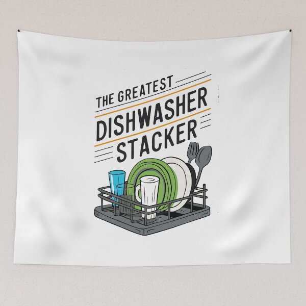 Item preview, Greatest dishwasher stacker Funny father's day gift fatherhood parenting designed and sold by w1ckerman.