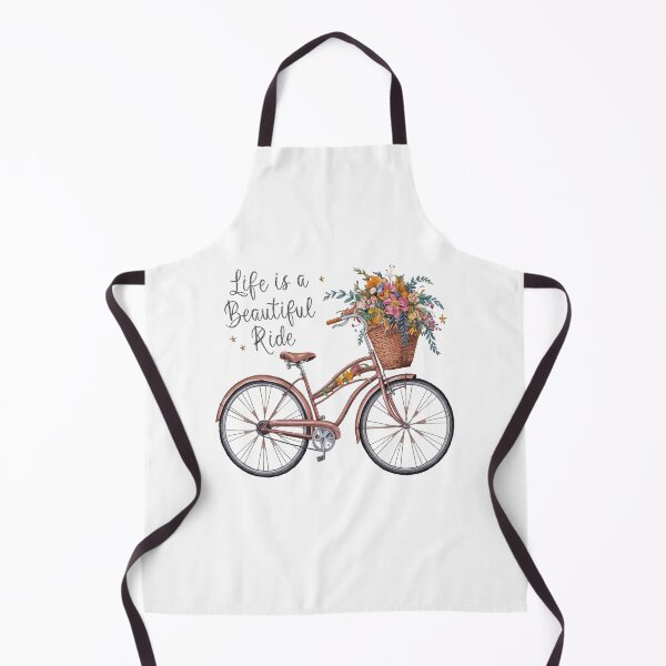 Item preview, Life is a Beautiful Ride Vintage Bicycle with Flowers designed and sold by behnay.