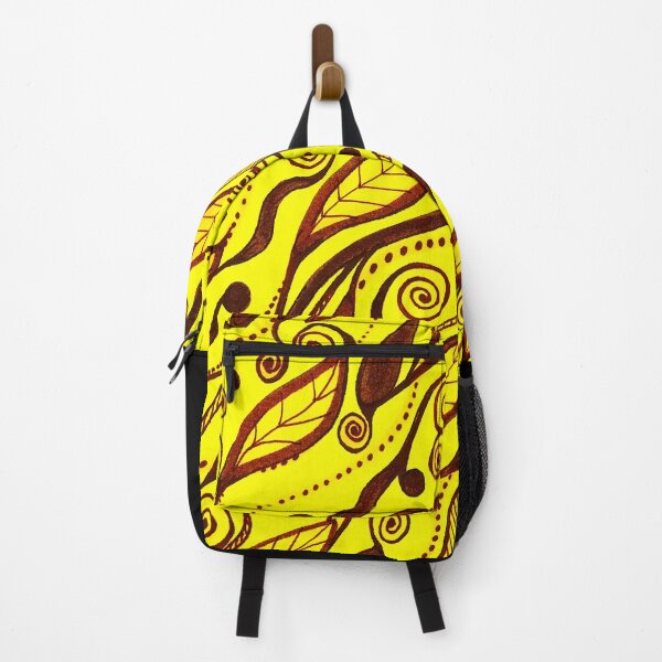 Item preview, Gold and Black Flowing Leaves and Spirals designed and sold by artofkathleen.
