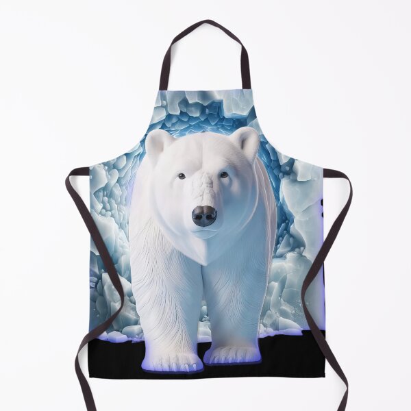 Item preview, Polar bear emerging from the ice floe designed and sold by AmigoVerse.