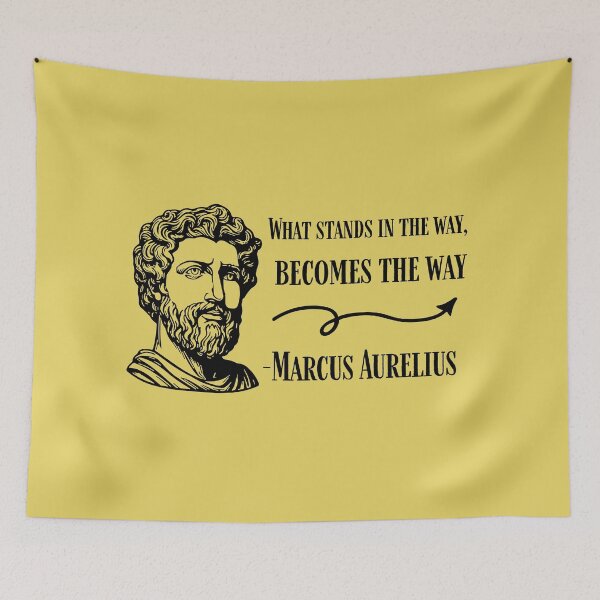 Item preview, What stands in the way, becomes the way -Marcus Aurelius designed and sold by Cleanthes.