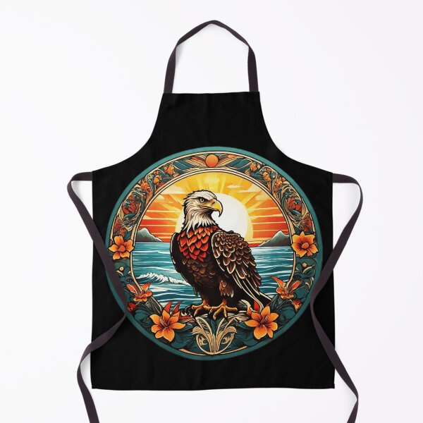 Item preview, Sunset Bald Eagle by the Ocean on a Hawaiian Beach designed and sold by NautiChic.