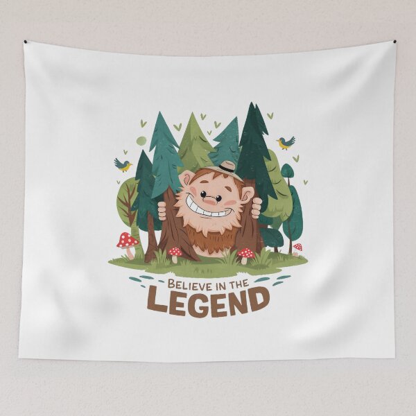Item preview, Cute Bigfoot Believe in the Legend designed and sold by behnay.