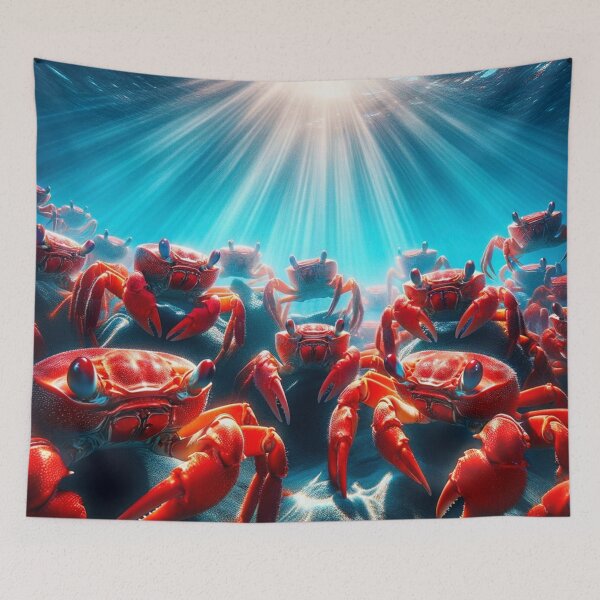 Item preview, Group of Red Crabs designed and sold by Eric Nagel.