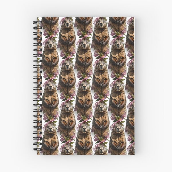 Item preview, An Olympic Marmot Surrounded By Rhododendron Flowers Pattern designed and sold by taiche.
