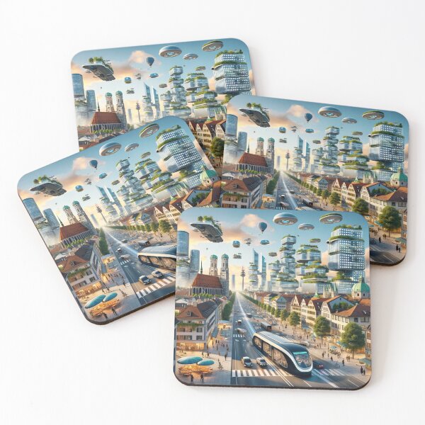 Item preview, Munich - Futuristic Cities designed and sold by Eric Nagel.