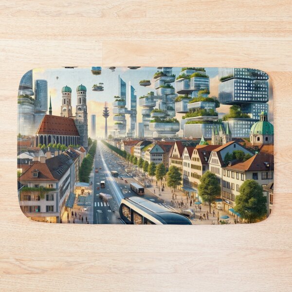 Item preview, Munich - Futuristic Cities designed and sold by Eric Nagel.