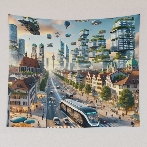 Item preview, Munich - Futuristic Cities designed and sold by Eric Nagel.