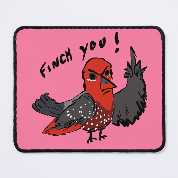 Item preview, Strawberry Finch You! designed and sold by ClumsyPillbug.