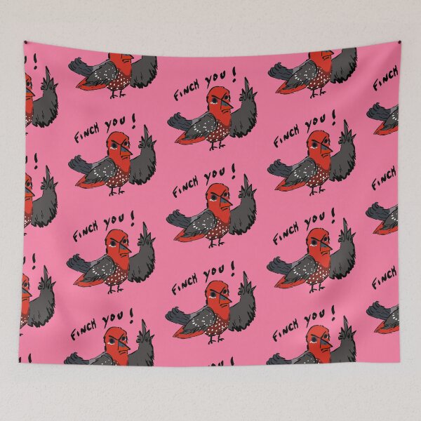 Item preview, Strawberry Finch You! designed and sold by ClumsyPillbug.