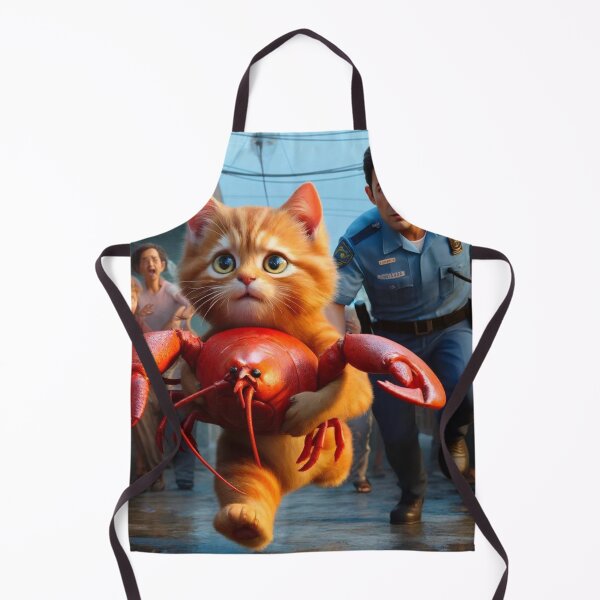 Item preview, Kitten steals lobster designed and sold by Catsmoment.
