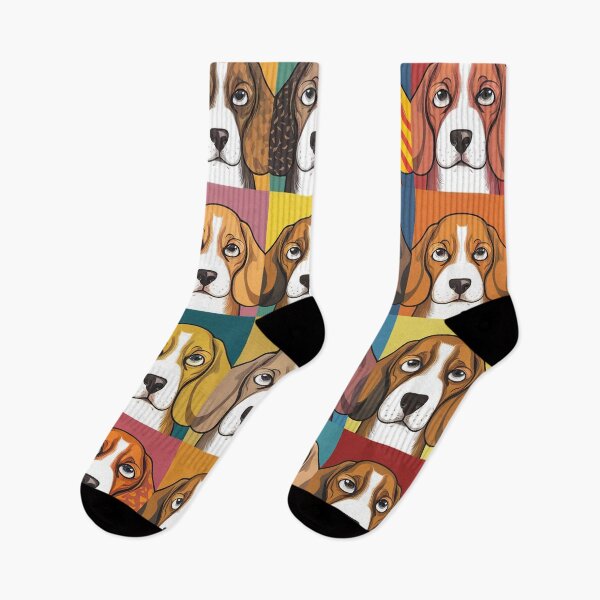 Item preview, Canine Collage: A Beagle’s Colorful World designed and sold by DJ-Portable.