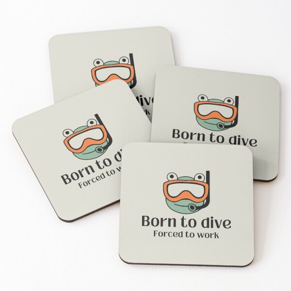 Item preview, Born to Dive. Scuba Frog designed and sold by Anniko Art Studio.