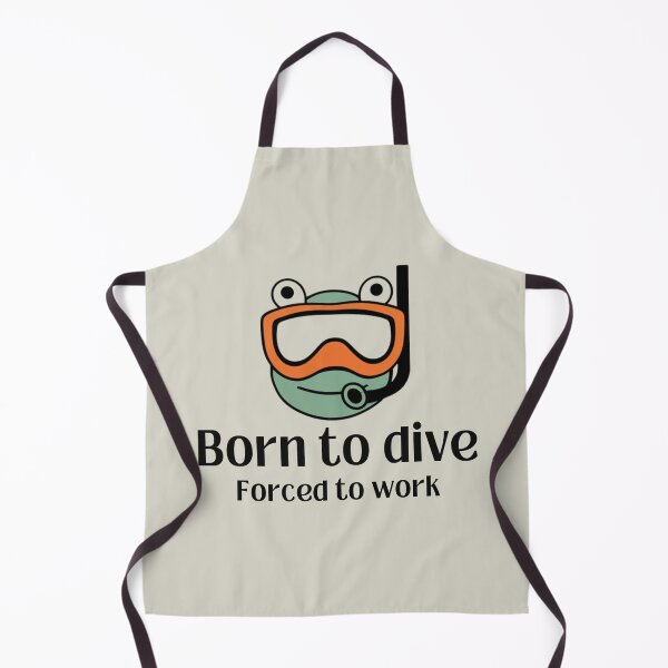 Item preview, Born to Dive. Scuba Frog designed and sold by Anniko Art Studio.
