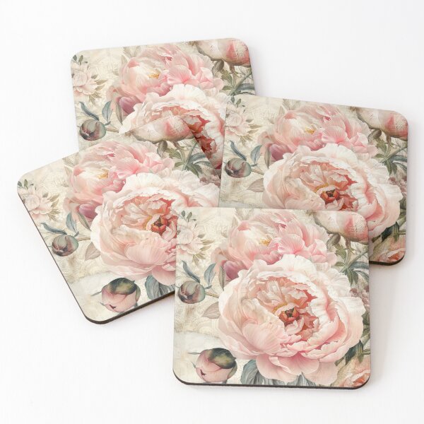 Item preview, Vintage Pink Peonies designed and sold by MystiS.