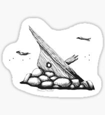Left For The Sea Sticker
