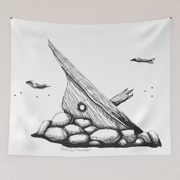 Item preview, Left For The Sea designed and sold by NerdInTheCorner.