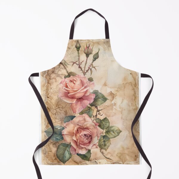 Item preview, Vintage Pink Roses on Antique Background designed and sold by MystiS.