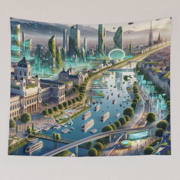Item preview, Vienna - Futuristic Cities designed and sold by Eric Nagel.