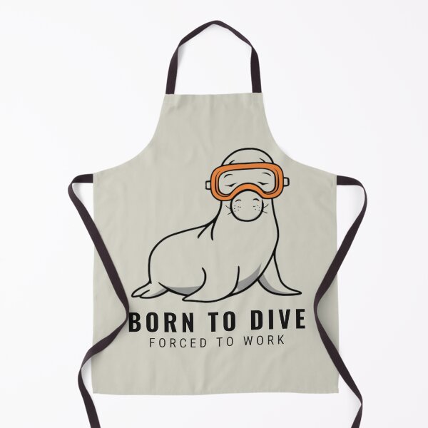 Item preview, Born to Dive Elephant Seal designed and sold by Anniko Art Studio.