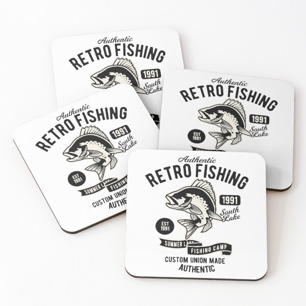 Item preview, Authentic Retro Fishing, South Lake, Summer Lake Fishing Camp, Est 1991 designed and sold by DreamMaden.