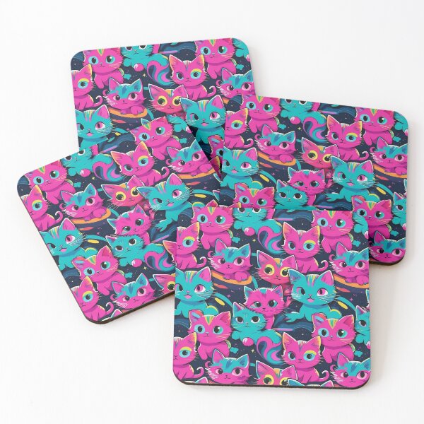 Item preview, Neon Kittens designed and sold by Volkanicworx.