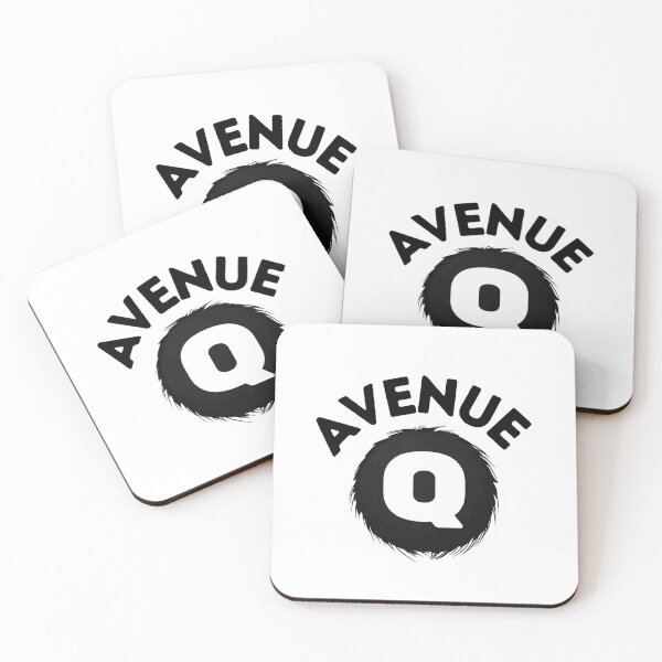 Item preview, Avenue Q- Dark (Re-Imagined Musical Logo) designed and sold by thatthespian.