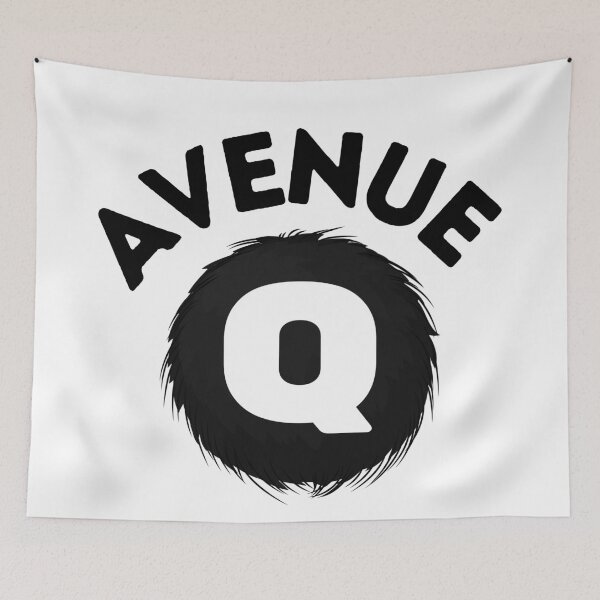 Item preview, Avenue Q- Dark (Re-Imagined Musical Logo) designed and sold by thatthespian.