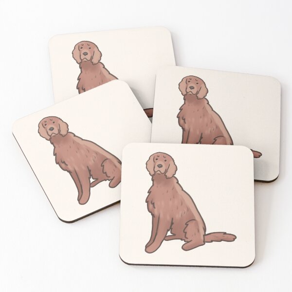 Item preview, Irish Setter dog illustration  designed and sold by Artofmayara.