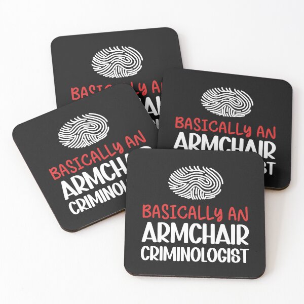 Item preview, True Crime Armchair Criminologist Funny Fingerprint designed and sold by HowToCanadian.