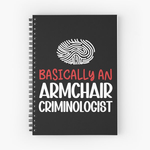 Item preview, True Crime Armchair Criminologist Funny Fingerprint designed and sold by HowToCanadian.