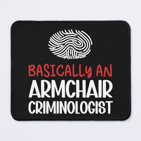 Item preview, True Crime Armchair Criminologist Funny Fingerprint designed and sold by HowToCanadian.