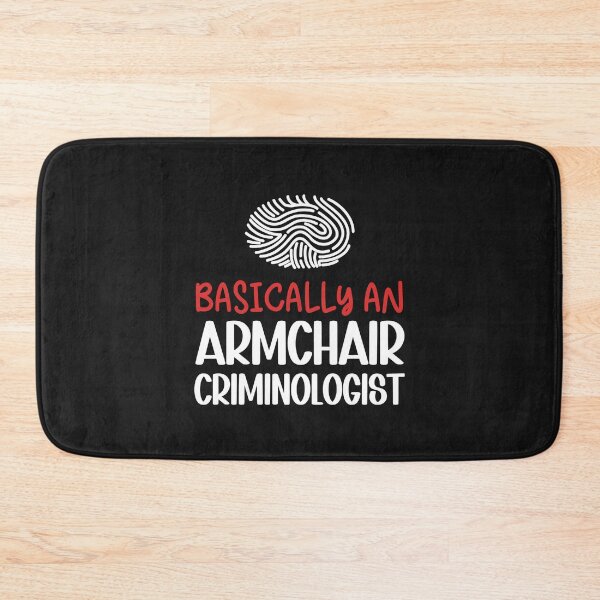 Item preview, True Crime Armchair Criminologist Funny Fingerprint designed and sold by HowToCanadian.