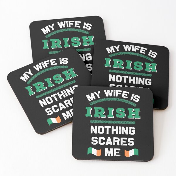 Item preview, My Wife is Irish Eire Republic Ireland Roots Flag designed and sold by Blok45.