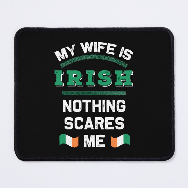 Item preview, My Wife is Irish Eire Republic Ireland Roots Flag designed and sold by Blok45.