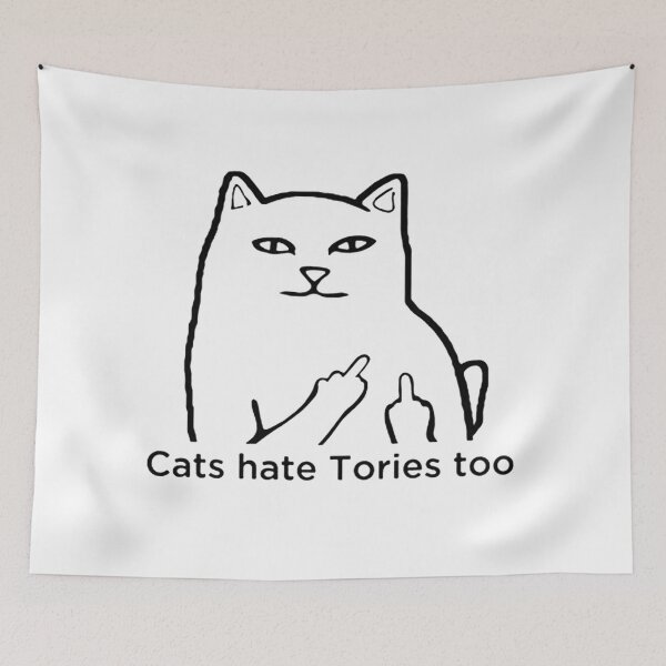 Item preview, Cats Hate Tories designed and sold by beridons.