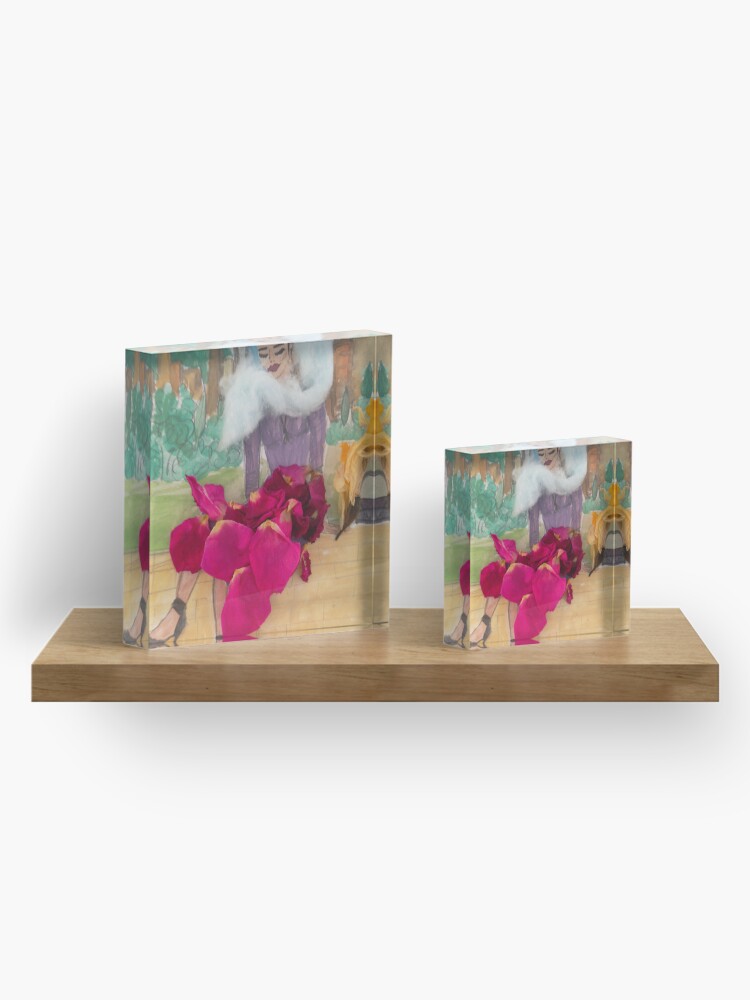 Alternate view of Absolutely Fabulous City Girl Acrylic Block