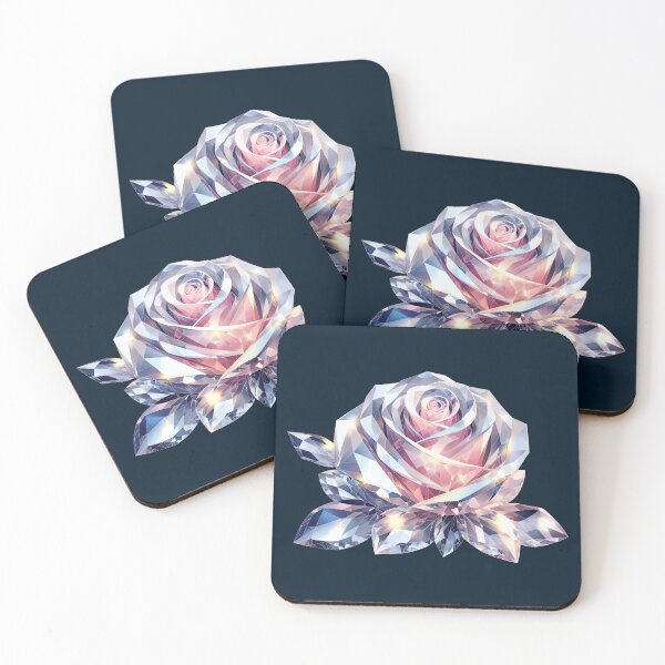 Aperçu de l'œuvre Rose Diamant Rose créée et vendue par Art by Morgan Campillo.