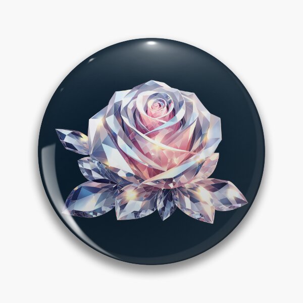 Artikelvorschau, Rosa Diamantrose entworfen und verkauft von Art by Morgan Campillo.