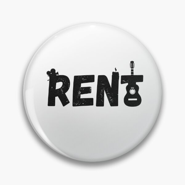Item preview, RENT- Dark (Re-Imagined Musical Logo) designed and sold by thatthespian.