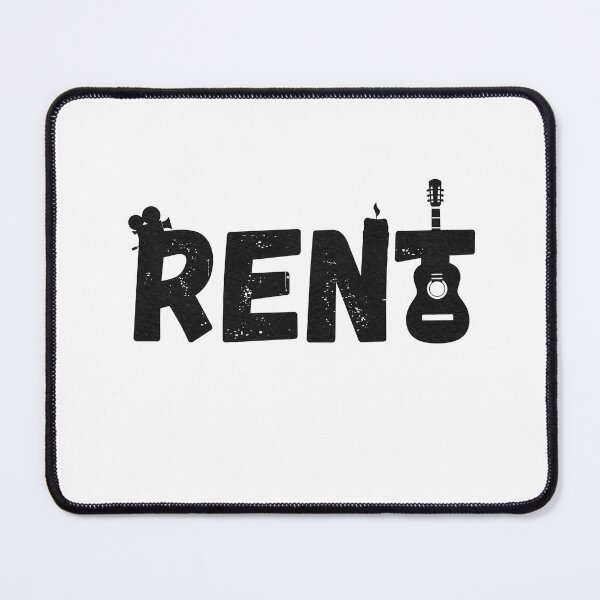 Item preview, RENT- Dark (Re-Imagined Musical Logo) designed and sold by thatthespian.