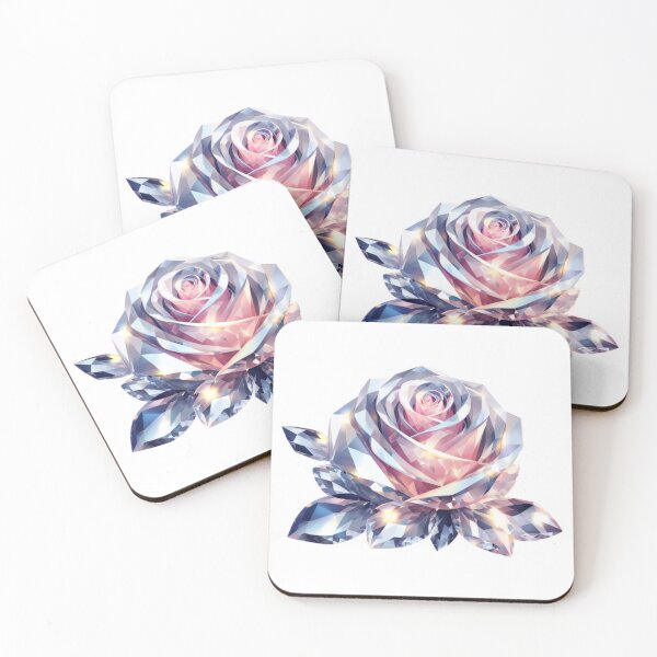 Aperçu de l'œuvre Rose diamant rose clair créée et vendue par Art by Morgan Campillo.