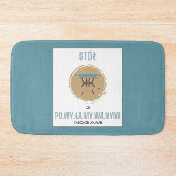 Item preview, Tongue twister in Polish "Stół z powyłamywanymi nogami" designed and sold by Zanabi.