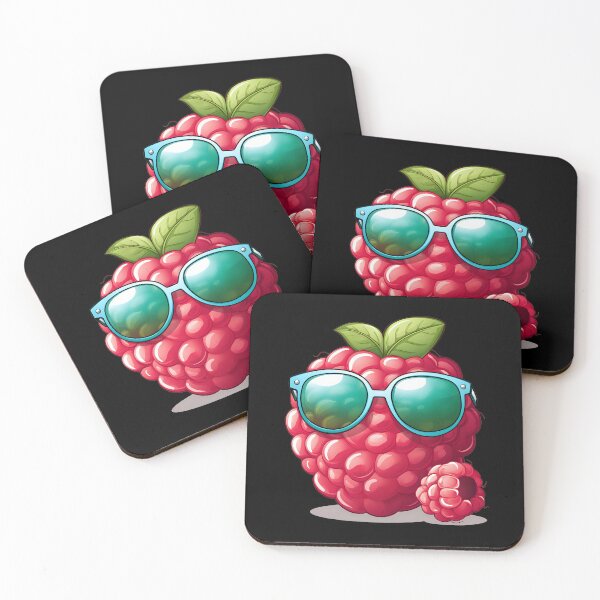 Item preview, Raspberry with sunglasses designed and sold by DerSenat.