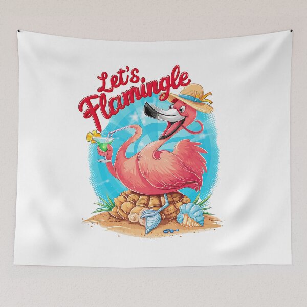 Item preview, Let's Flamingle designed and sold by JansenGS.