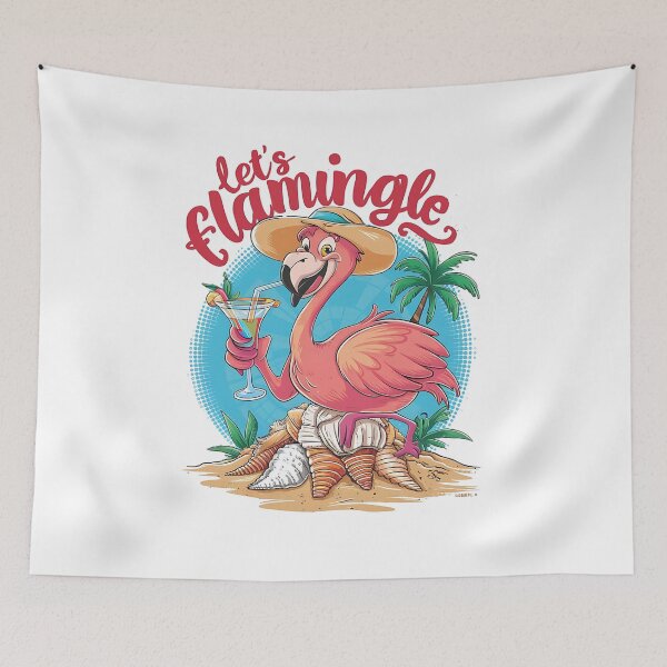 Item preview, Let's Flamingle designed and sold by JansenGS.