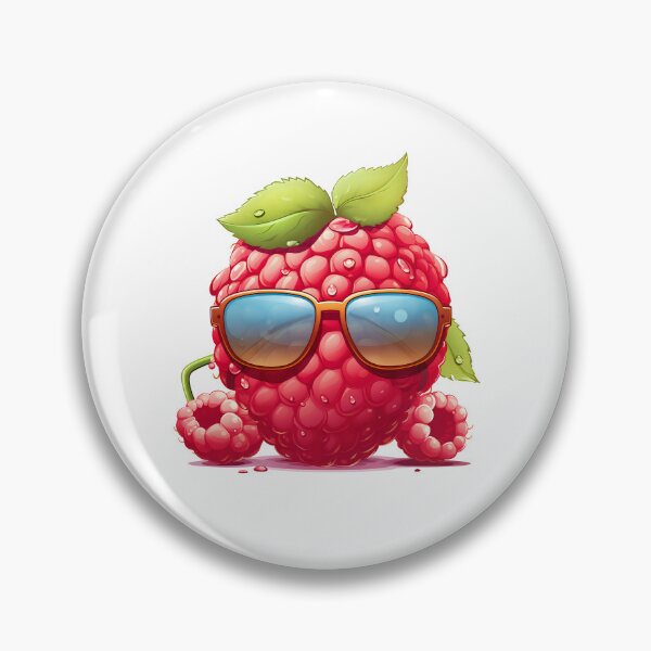 Item preview, Raspberry with sunglasses designed and sold by DerSenat.